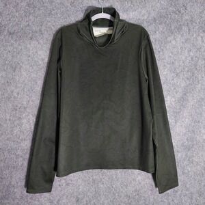 Under Armour Women Sweatshirt XL Olive ColdGear Funnel Neck Camo Performance